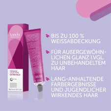 Londa Professional Extra Rich Crème Permanente Cremehaarfarbe 3/6 Dunkelbraun-violett 60ml