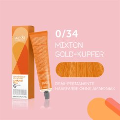 Londa Professional Demi-permanente Intensivtönung ohne Ammoniak 0/34 Mixton gold-kupfer 60ml