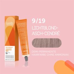 Londa Professional Demi-permanente Intensivtönung ohne Ammoniak 9/19 Lichtblond asch-cendré 60ml