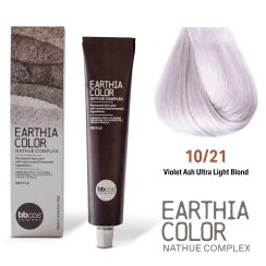 BBcos Earthia Color Nathue Complex 10/21 Violet Ash Ultra Light Blond 100ml